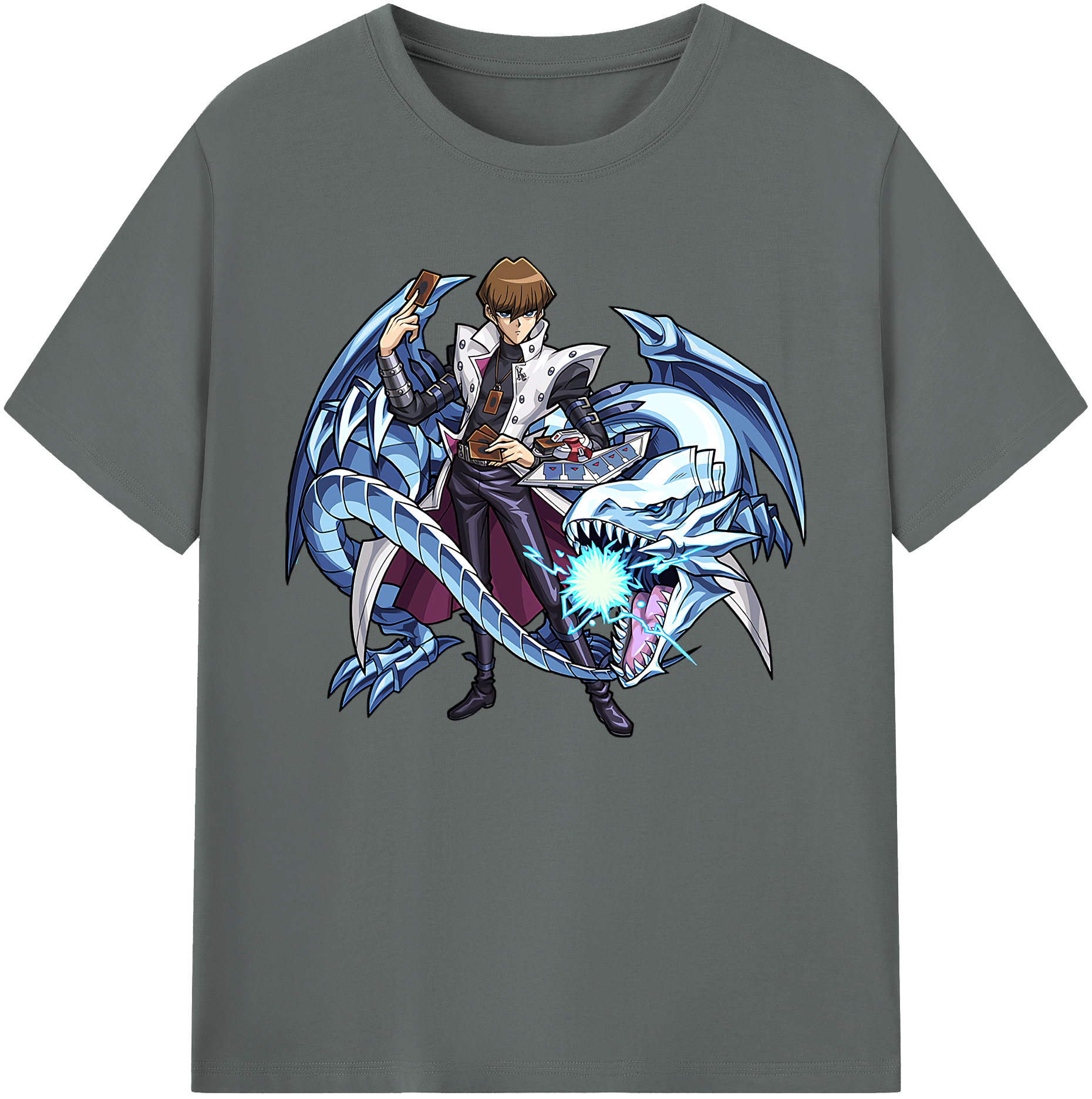 （画像用） 遊☆戯☆王 Yu-Gi-Oh! 綿100％ メンズ半袖Tシャツ｜肌触りやわらか＆通気性